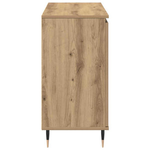 Credenza con cassetto rovere artigianale 101.5 x 35 x 70 cm 862146