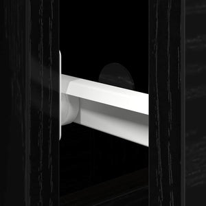 Credenza Rovere nero 101.5 x 35 x 70 cm Legno multistrato 862147