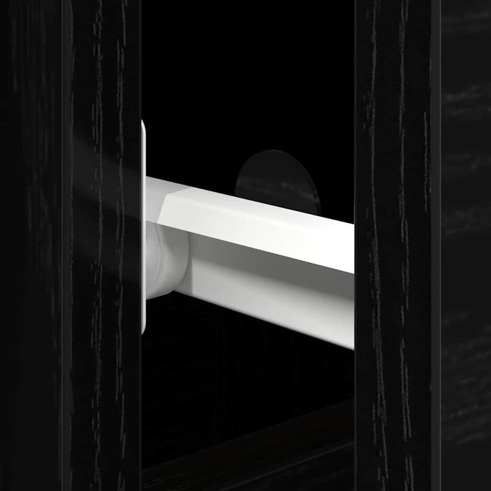 Credenza Rovere nero 101.5 x 35 x 70 cm Legno multistrato 862147