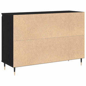 Credenza Rovere nero 101.5 x 35 x 70 cm Legno multistrato 862147
