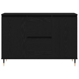 Credenza Rovere nero 101.5 x 35 x 70 cm Legno multistrato 862147