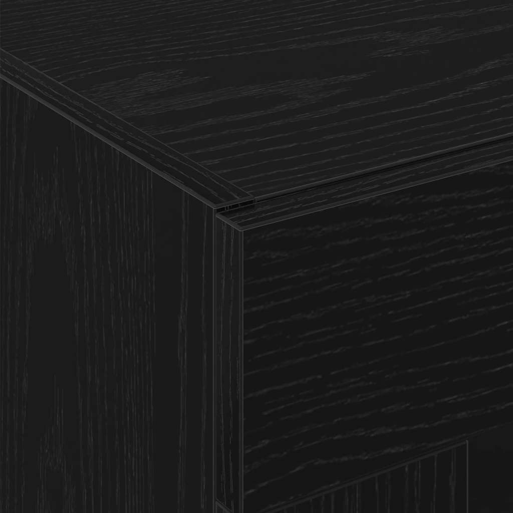 Mobile a muro Rovere nero 69.5 x 34 x 90 cm Legno multistrato 862164