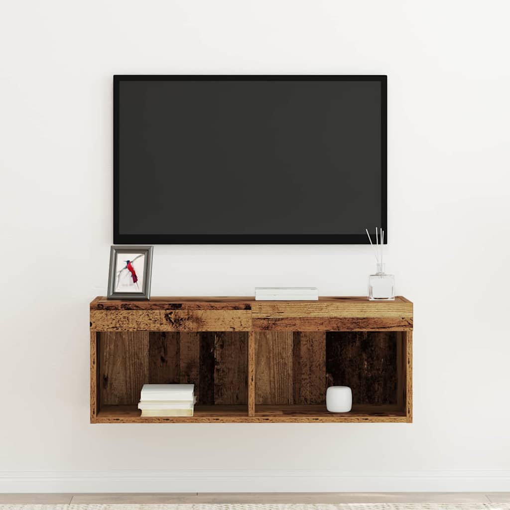 Set mobile TV-Credenza per TV Legno vecchio 80 x 30 x 30 cm Legno multistrato