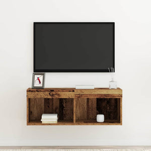 Set mobile TV-Credenza per TV Legno vecchio 80 x 30 x 30 cm Legno multistrato