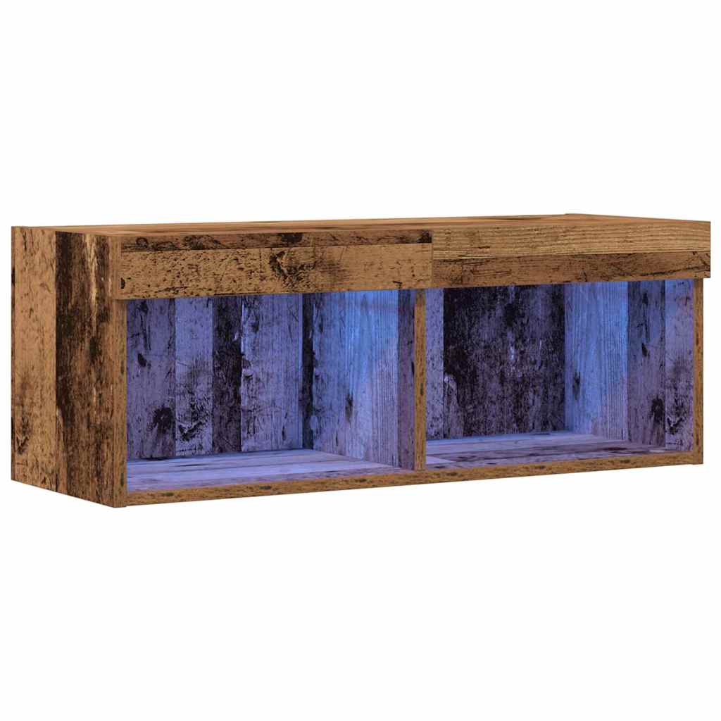 Set mobile TV-Credenza per TV Legno vecchio 80 x 30 x 30 cm Legno multistrato