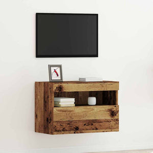 Mobile TV da parete-Mobile TV a Muro-Credenza TV Legno vecchio 60 x 30 x 40 cm