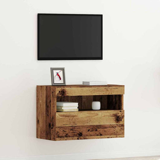 Mobile TV da parete-Mobile TV a Muro-Credenza TV Legno vecchio 60 x 30 x 40 cm