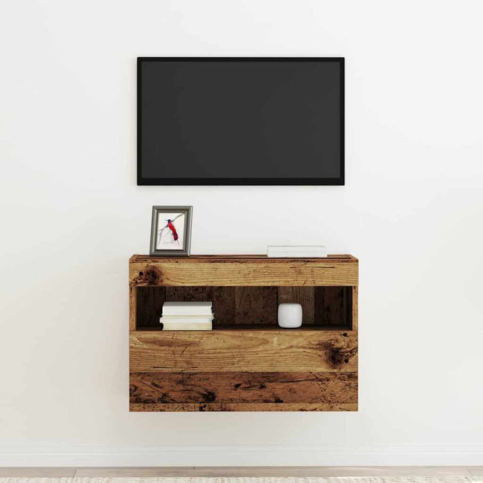 Mobile TV da parete-Mobile TV a Muro-Credenza TV Legno vecchio 60 x 30 x 40 cm