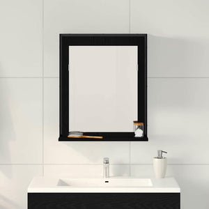 Specchio da bagno Rovere nero 50 x 12 x 60 cm Legno multistrato 862222