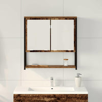 Armadietto da bagno con specchio Legno vecchio 60 x 16 x 60 cm 862223