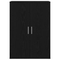 Credenza Rovere nero 60 x 31 x 84 cm Legno multistrato 862263