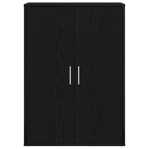 Credenza Rovere nero 60 x 31 x 84 cm Legno multistrato 862263