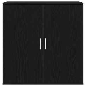 Credenza Rovere nero 79 x 38 x 80 cm Legno multistrato 862269