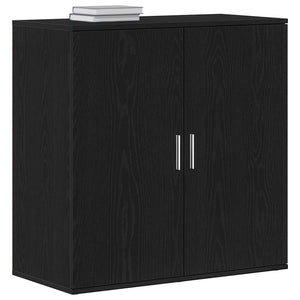 Credenza Rovere nero 79 x 38 x 80 cm Legno multistrato 862269