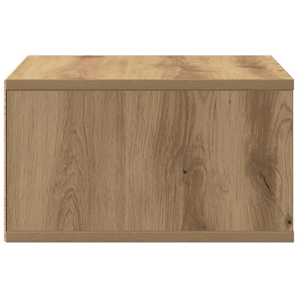 Supporto per Stampante Rovere Artigianale 49x40x22,5 cm Legno Ingegnerizzato 862271