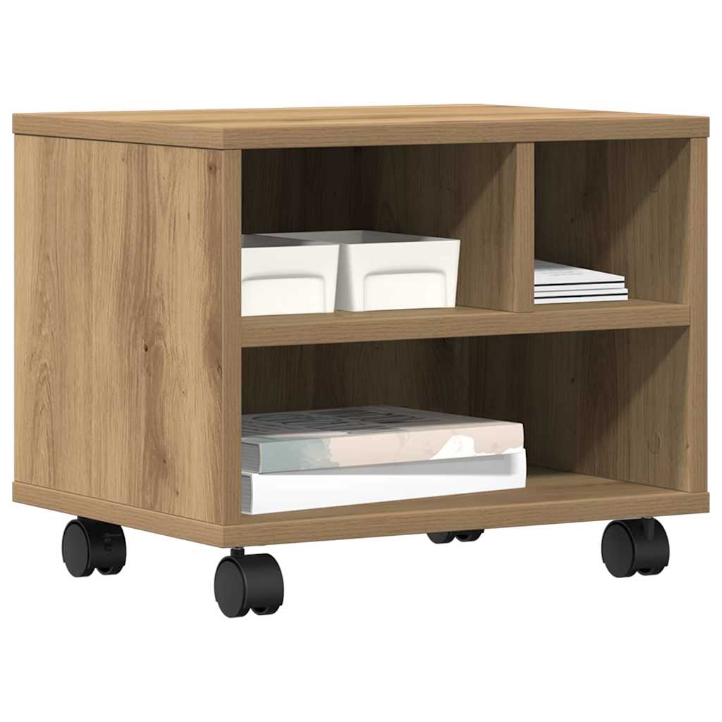 Supporto per Stampante rovere artigianale 41 x 32 x 33.5 cm 862277