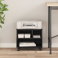 Supporto per Stampante Rovere Nero 41 x 32 x 33.5 cm 862278