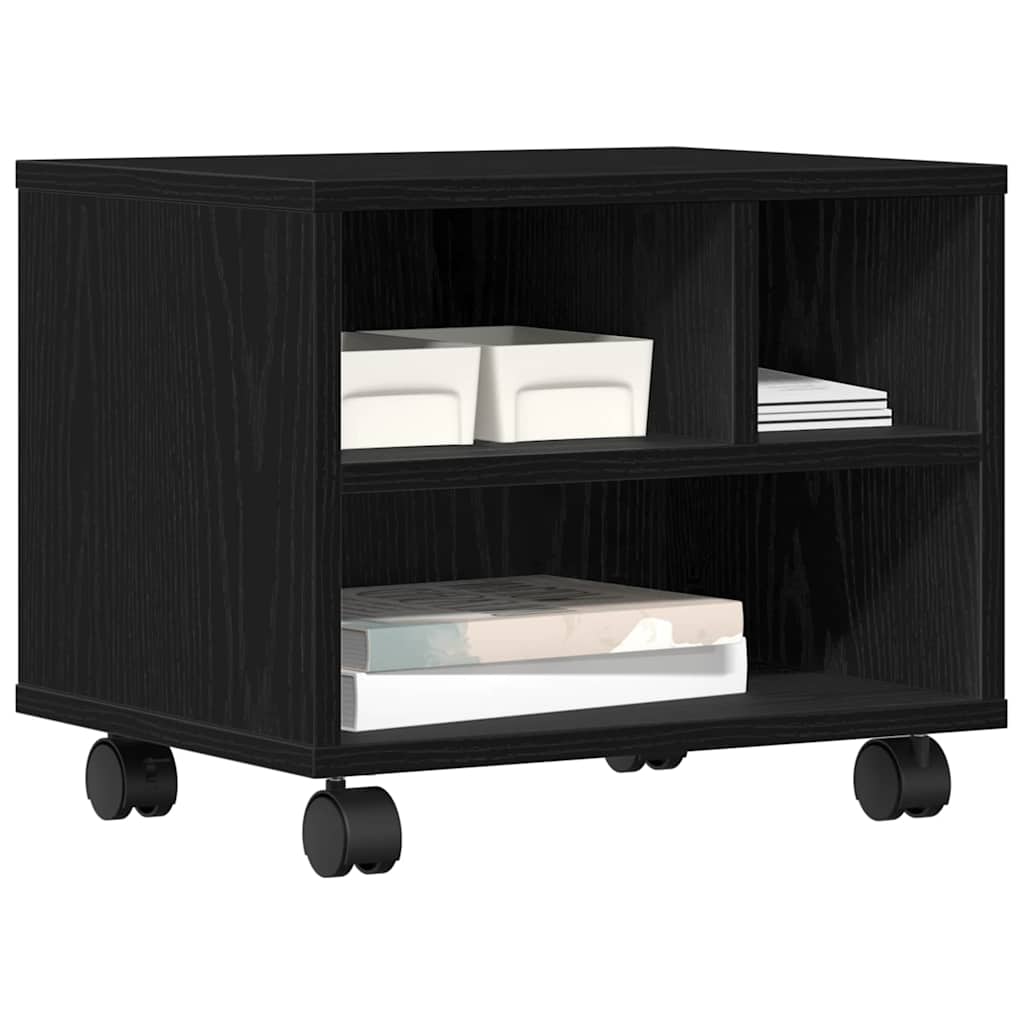 Supporto per Stampante Rovere Nero 41 x 32 x 33.5 cm 862278