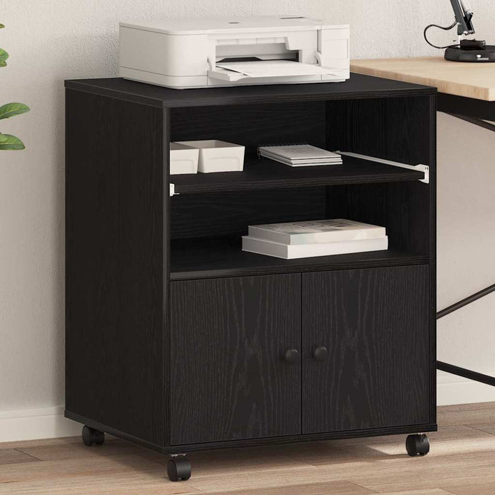 Supporto per Stampante Rovere nero 60 x 48 x 74 cm 862287