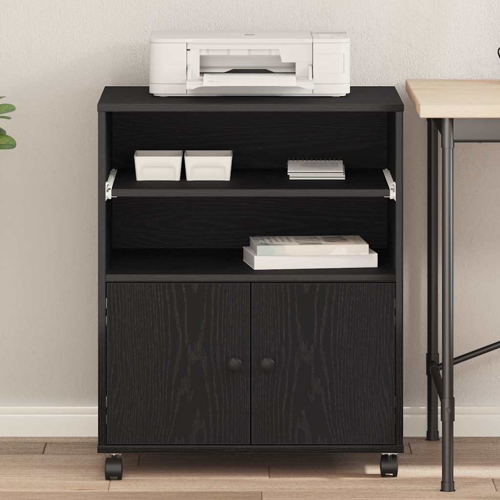 Supporto per Stampante Rovere nero 60 x 48 x 74 cm 862287