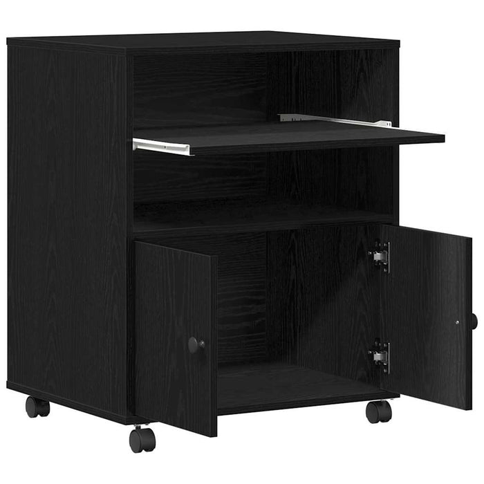 Supporto per Stampante Rovere nero 60 x 48 x 74 cm 862287