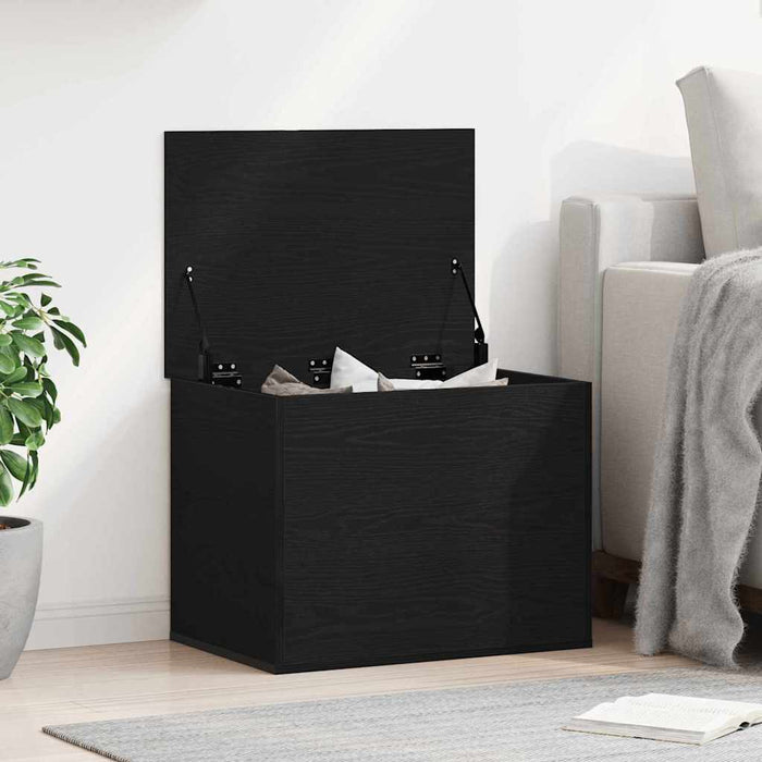 Scatola di Stoccaggio Rovere nero 60 x 42 x 46 cm 862290