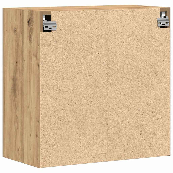 Armadietto a muro rovere artigianale 60 x 31 x 60 cm 862948