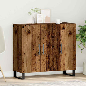 Credenza-Buffet-Armadio da cucina Legno vecchio 90 x 34 x 80 cm Legno multistrato 142326