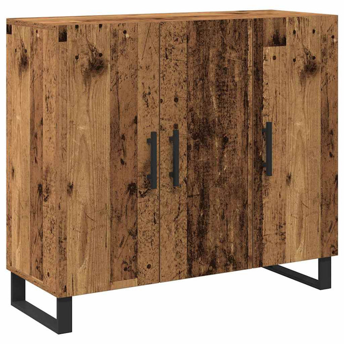 Credenza-Buffet-Armadio da cucina Legno vecchio 90 x 34 x 80 cm Legno multistrato 142326