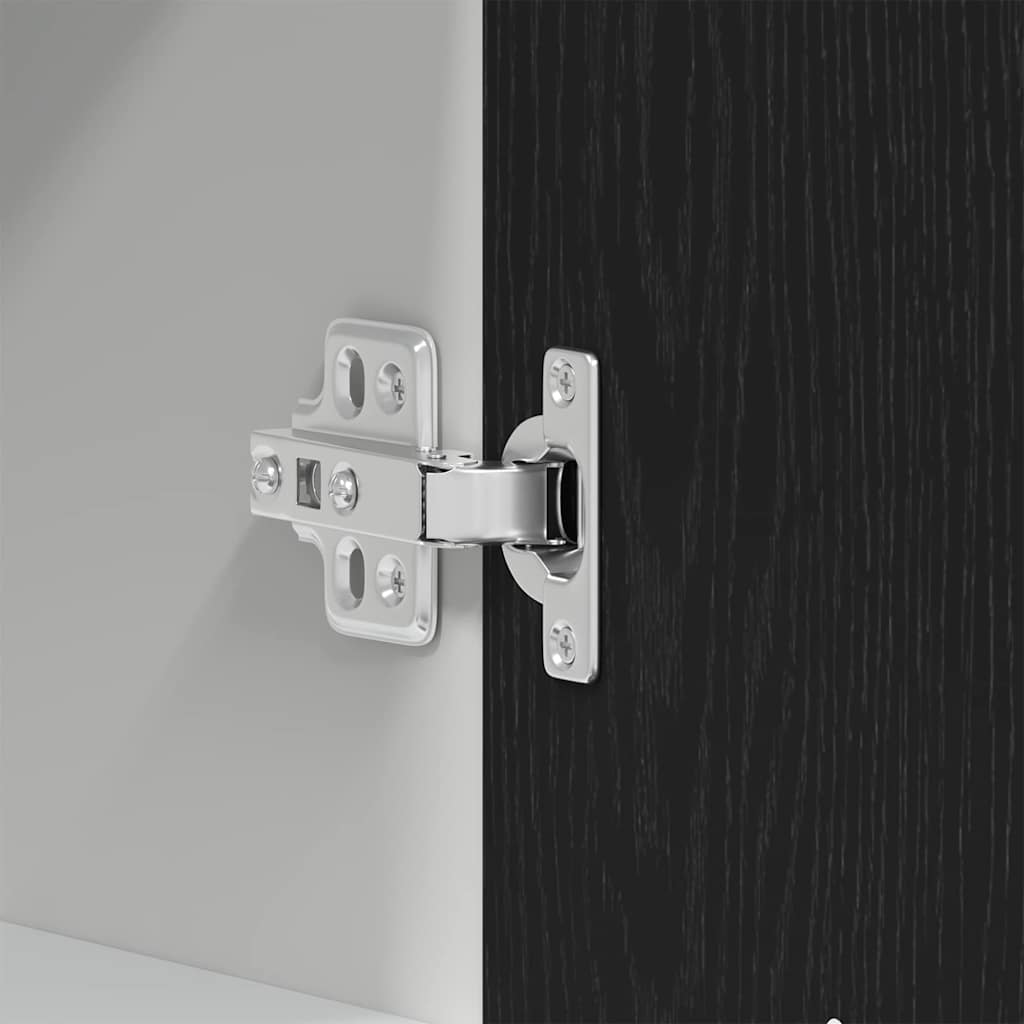 Armadio pensile Rovere nero 60 x 31 x 60 cm Legno multistrato 863143