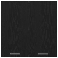 Armadio pensile Rovere nero 60 x 31 x 60 cm Legno multistrato 863143