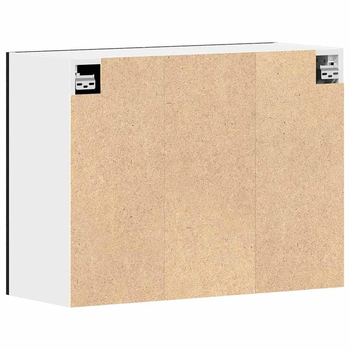 Armadio pensile Rovere nero 80 x 31 x 60 cm Legno multistrato 863144