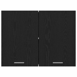 Armadio pensile Rovere nero 80 x 31 x 60 cm Legno multistrato 863144