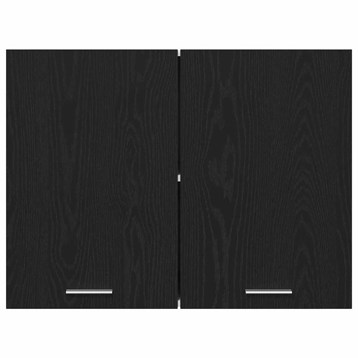Armadio pensile Rovere nero 80 x 31 x 60 cm Legno multistrato 863144