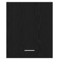 Armadi appesi con porta 2 pcs Rovere nero 100 x 31 x 60 cm 863145