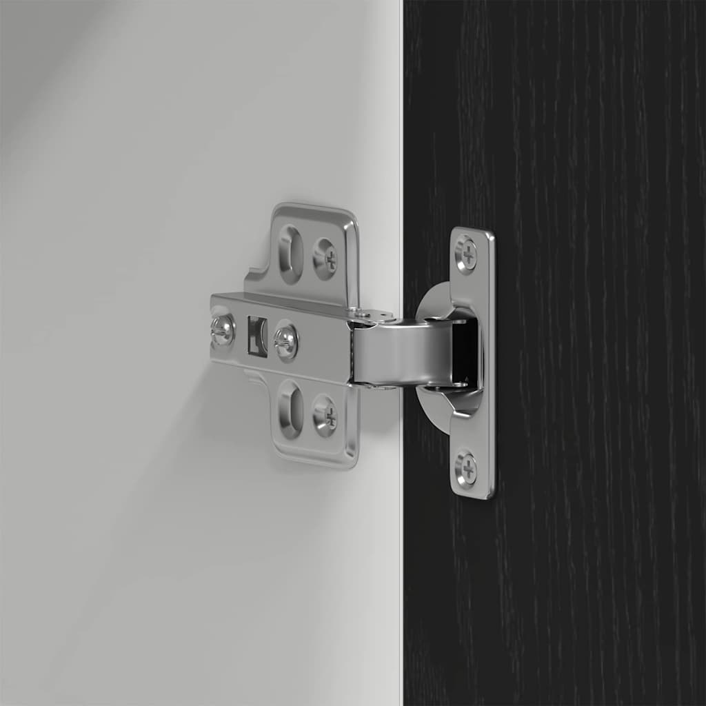 Armadio pensile Rovere nero 60 x 31 x 60 cm Legno multistrato 863146