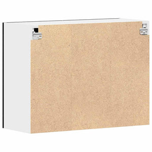 Armadietto di vetro appeso Rovere nero 80 x 31 x 60 cm 863147