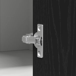 Armadietto angolare appeso Rovere nero 57 x 57 x 60 cm 863148