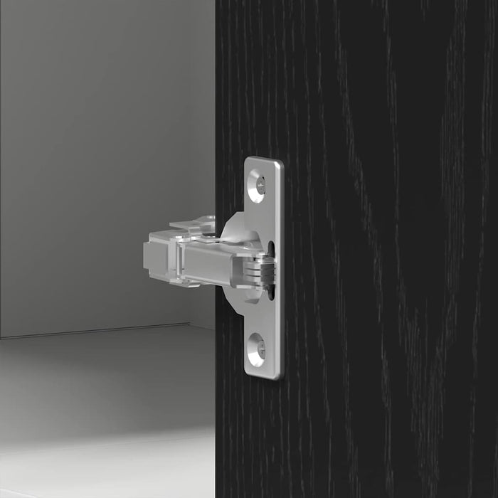 Armadietto angolare appeso Rovere nero 57 x 57 x 60 cm 863148