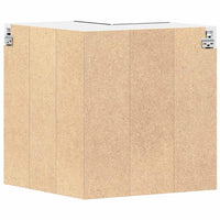 Armadietto angolare appeso Rovere nero 57 x 57 x 60 cm 863148