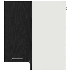 Armadietto angolare appeso Rovere nero 57 x 57 x 60 cm 863148
