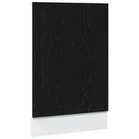 vidaXL Pannello Lavastoviglie “Lyon” Rovere Nero 45x1,5x67 cm
