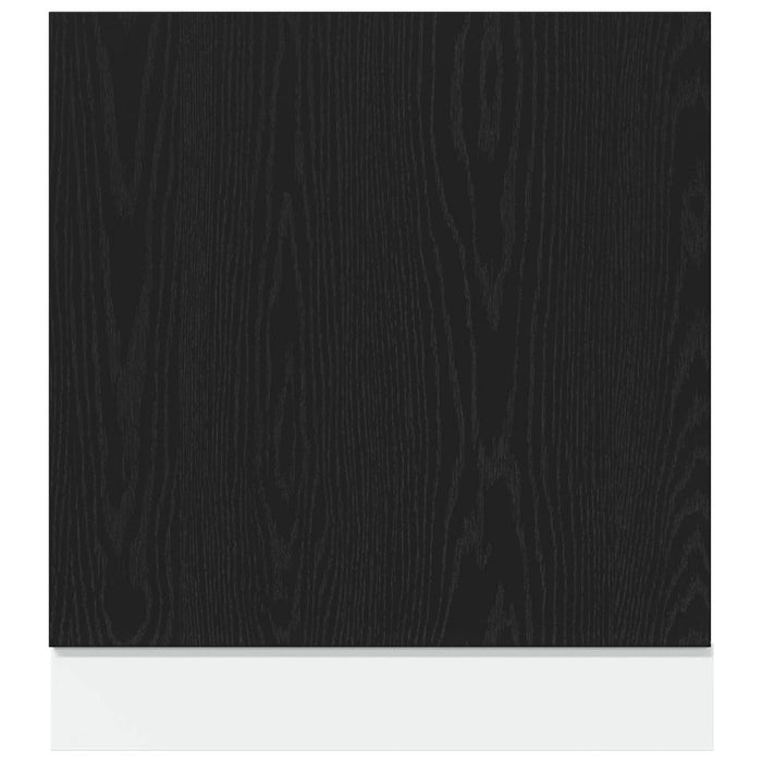 Pannello Lavastoviglie Rovere Nero 60x1,5x67 cm in Truciolato 863151