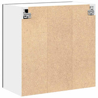 Armadietto di vetro appeso Riga Rovere nero 60 x 31 x 60 cm 863152