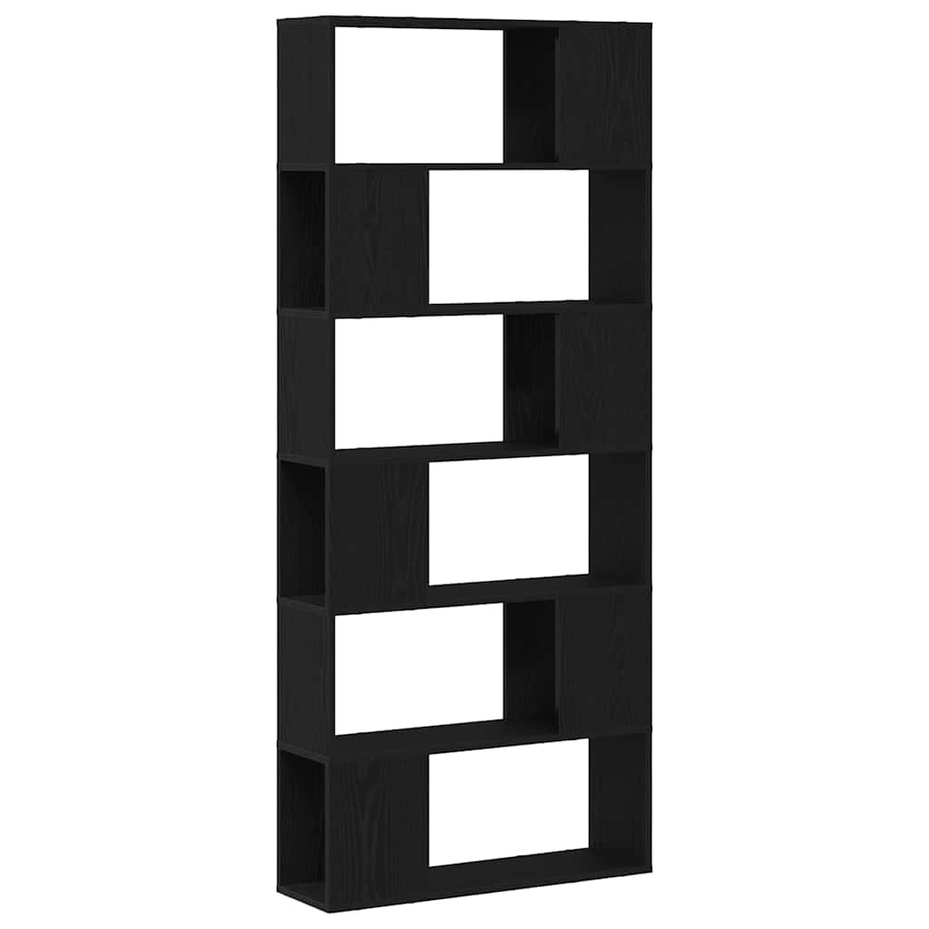 Set mobile TV-Credenza per TV Nero 80 x 24 x 186 cm Legno multistrato