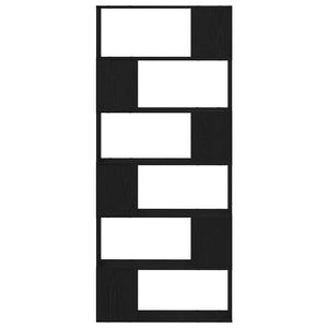 Set mobile TV-Credenza per TV Nero 80 x 24 x 186 cm Legno multistrato