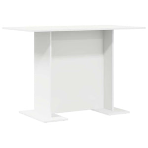 Tavolo da pranzo Bianco 110 x 60 x 75 cm Legno multistrato 863160