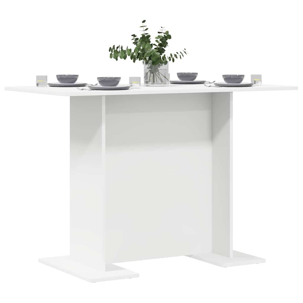 Tavolo da pranzo Bianco 110 x 60 x 75 cm Legno multistrato 863160