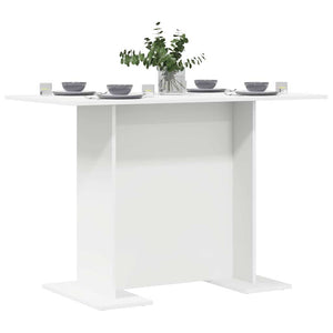 Tavolo da pranzo Bianco 110 x 60 x 75 cm Legno multistrato 863160