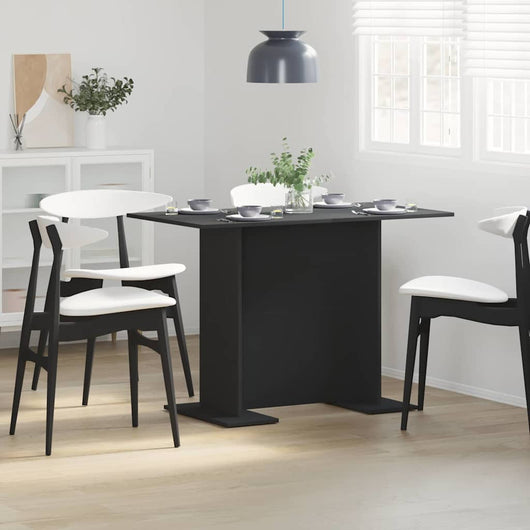 Tavolo da pranzo Nero 110 x 60 x 75 cm Legno multistrato 863161